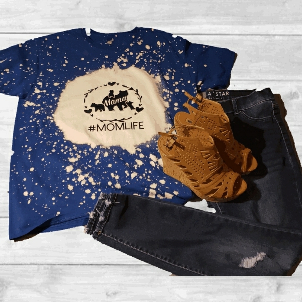 Momma bear mom life tshirt